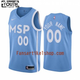 NBA Minnesota Timberwolves Trikot Benutzerdefinierte Nike 2019-2020 City Edition Swingman - Kinder